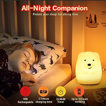 Amazon.com: WHA&DARREN Large Owl Night Light for Kids,Cute